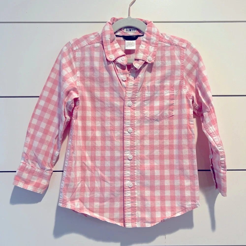 Pink boy dress shirt; perfect for Easter size 3-4